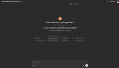 The Brand Bank GPT